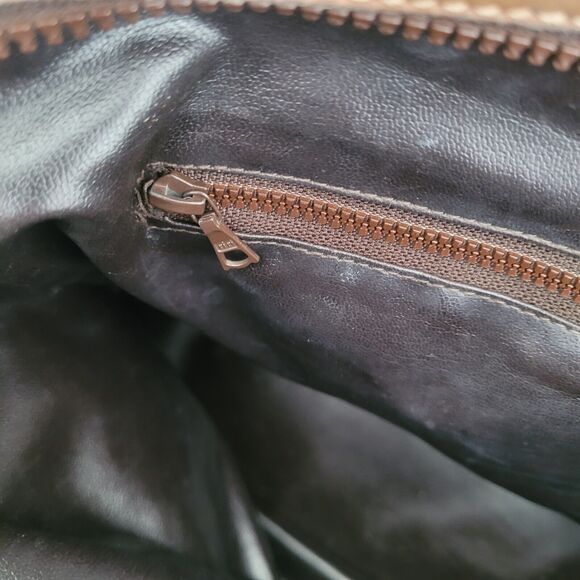 Celine Macadam Vintage Boston Bag Handbag Duffle Large Retro Brown - Picture 8 of 15